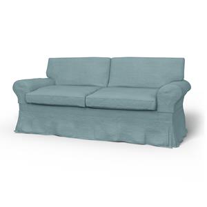 Bemz IKEA - Hoes voor 2-zitsslaapbank Ektorp, Dusty Blue, Linnen