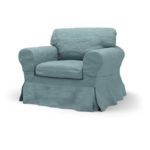 Bemz IKEA - Hoes voor fauteuil Ektorp, Dusty Blue, Linnen