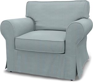 Bemz IKEA - Hoes voor fauteuil Ektorp, Sky Blue, Katoen