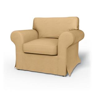 Bemz IKEA - Hoes voor fauteuil Ektorp, Sun Yellow, Katoen