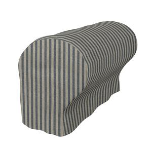 Bemz IKEA - Armleuningbeschermers Ektorp (twee stuks), Dark Blue, Linnen