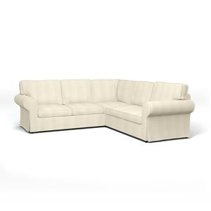 Bemz IKEA - Hoes voor 4-zitshoekbank Ektorp, White, Linnen
