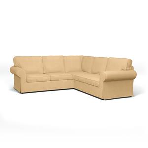 Bemz IKEA - Hoes voor 4-zitshoekbank Ektorp, Sun Yellow, Katoen