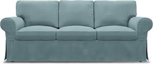 Bemz IKEA - Hoes voor 3-zitsslaapbank Ektorp, Dusty Blue, Linnen