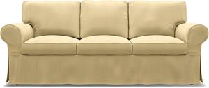 Bemz IKEA - Hoes voor 3-zitsslaapbank Ektorp, Soft Yellow, Linnen