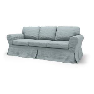 Bemz IKEA - Hoes voor 3-zitsslaapbank Ektorp, Sky Blue, Katoen