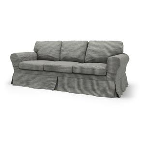 Bemz IKEA - Hoes voor 3-zitsslaapbank Ektorp, Dark Blue, Linnen