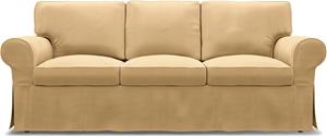 Bemz IKEA - Hoes voor 3-zitsslaapbank Ektorp, Sun Yellow, Katoen