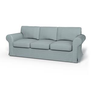 Bemz IKEA - Hoes voor 3-zitsslaapbank Ektorp, Sky Blue, Katoen