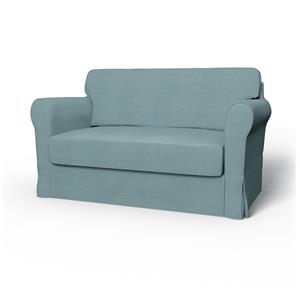 Bemz IKEA - Hoes voor slaapbank Hagalund, Dusty Blue, Linnen