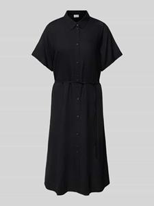 Vila Overhemdjurk van viscose met tailleband, model 'Viragna'