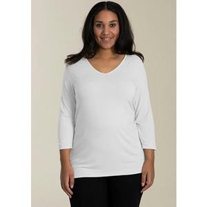 SANDGAARD Shirt met 3/4 mouwen met viscose en elastaan