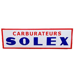 Fiftiesstore Solex Carburateurs Emaille Bord XL - 120 x 34cm