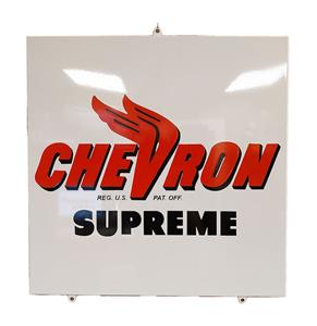 Fiftiesstore Chevron Supreme Emaille Bord - 50 x 50cm