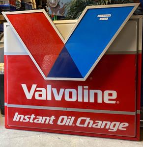 Fiftiesstore Originele Valvoline Oil Lichtbak Plaat 190 x 170 cm