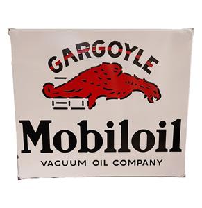 Fiftiesstore Mobiloil Gargoyle Emaille Bord - 66 x 55cm