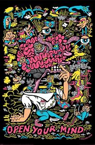 Pyramid Poster Killer Acid Open Your Mind 61x91,5cm