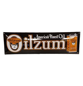Fiftiesstore Oilzum Motor Oil Emaille Bord - 68 x 20cm