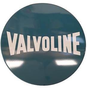 Fiftiesstore Valvoline Logo Emaille Bord XL - Ø78cm