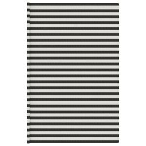 VidaXL Tenttapijt 400x600 cm HDPE antracietkleurig en wit