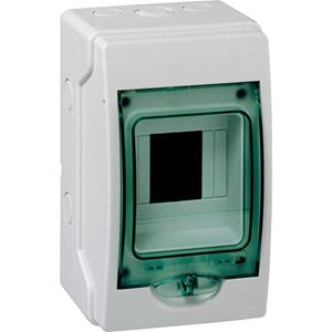 Schneider Electric 13441 13441 Kleine verdeelkast Oppervlakmontage Aantal groepen = 4 Aantal rijen = 1 Inhoud 1 stuk(s)
