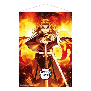 POPbuddies Demon Slayer: Kimetsu no Yaiba Wallscroll Kyojuro Rengoku 50 x 70 cm
