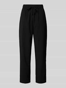 Opus Straight leg stoffen broek met tunnelkoord, model 'MEFINI'