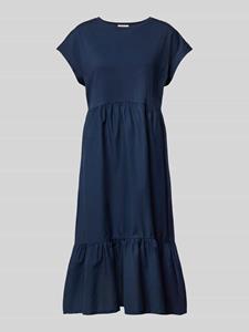 S.Oliver RED LABEL Midi-jurk met ronde hals