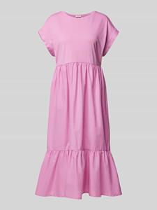 S.Oliver RED LABEL Midi-jurk met ronde hals