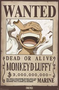 ABYstyle Poster One Piece Wanted Luffy Wano 61x91,5cm