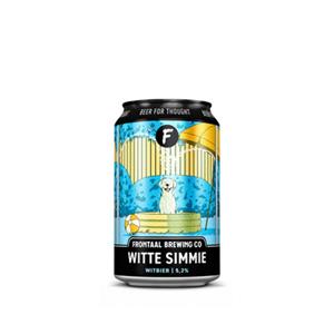 Frontaal Witte Simmie blik 33cl