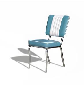 Fiftiesstore Retro Diner Stoel CO-24 Blauw
