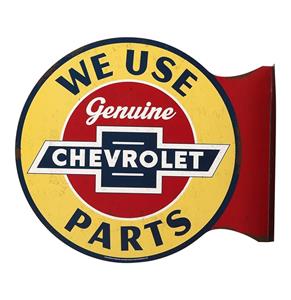 Fiftiesstore Chevrolet Parts Metalen Uithangbord - Ø30cm