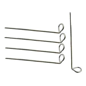 Umefa 30x grondpennen/tentharingen metaal met gesloten oog 20 cm -