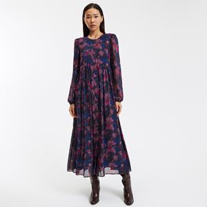 LA REDOUTE COLLECTIONS Wijd uitlopende jurk, maxi lengte, bloemenprint