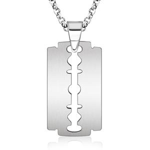 LGT JWLS LGT Jewels heren ketting Edelstaal Single Razor
