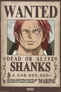 ABYstyle Poster One Piece Wanted Shanks Wano 38x52cm