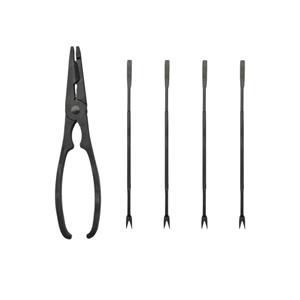 POINT-VIRGULE  Seafood - Kreeftenset 5-dlg RVS zwart