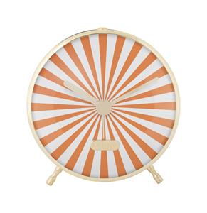 Alarm Clock Candy Swirl Helder Oranje en Wit