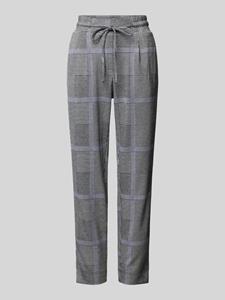 Tom Tailor Losjes vallende geruite broek met LENZING™ EcoVero™