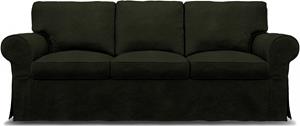 Bemz IKEA - Hoes voor 3-zitsbank Ektorp, Dark Moss Green, DE NATURES’ PALETTE COLLECTION VAN 