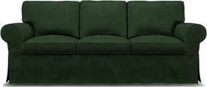 Bemz IKEA - Hoes voor 3-zitsbank Ektorp, Deep Green, DE NATURES’ PALETTE COLLECTION VAN 