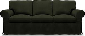 Bemz IKEA - Hoes voor 3-zitsbank Ektorp, Dark Moss Green, DE NATURES’ PALETTE COLLECTION VAN 