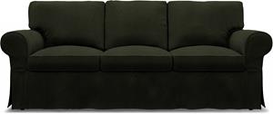 Bemz IKEA - Hoes voor 3-zitsbank Ektorp, Dark Moss Green, DE NATURES’ PALETTE COLLECTION VAN 