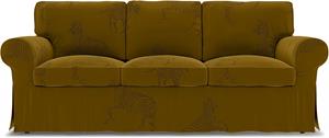 Bemz IKEA - Hoes voor 3-zitsbank Ektorp, Turmeric / Zebra, DE NATURES’ PALETTE COLLECTION VAN 