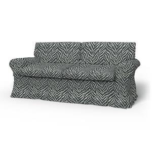 Bemz IKEA - Hoes voor 2-zitsslaapbank Ektorp, Black/White, DE NATURES’ PALETTE COLLECTION VAN 