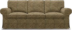 Bemz IKEA - Hoes voor 3-zitsslaapbank Ektorp, Blue Leo, DE NATURES’ PALETTE COLLECTION VAN 