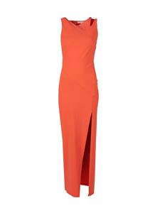 Patrizia Pepe Jurk met zijsplit - Oranje