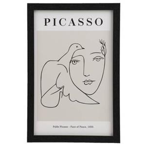 Leen Bakker Poster Picasso - multikleur - 30x20 cm