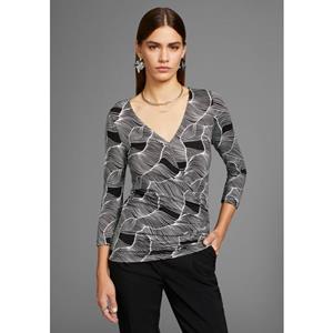 HECHTER PARIS Shirt met 3/4 mouwen met een moderne print - nieuwe collectie
